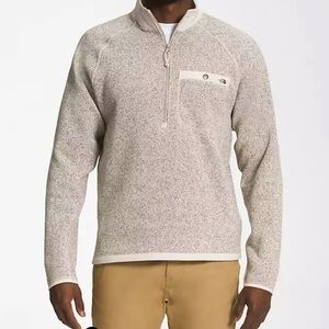 Men pull over the north face